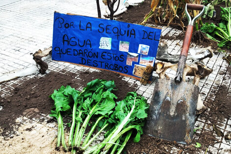 Protesta de la Mesa Agroalimentaria en Plaza de Mayo el 29 de marzo pasado.