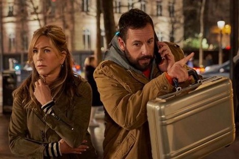 Jennifer Aniston y Adam Sandler, la exitosa pareja de comedias. Imagen: Netflix