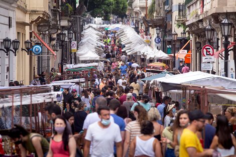 Feria de San Telmo. Imagen: NA.