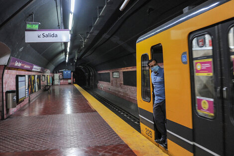 Paro de subtes: cuáles son las líneas que no funcionarán este lunes. Imagen: NA 