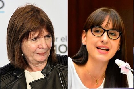 Patricia Bullrich y Leticia Esteves.