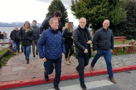 Horacio Rodríguez Larreta, otro precandidato presidencial que desfiló en el Foro Llao Llao.