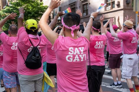 La comunidad LGBT de Florida se manifestó contra la ley.