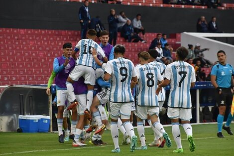 La selección argentina Sub-17 ya se clasificó al Mundial 2023. 