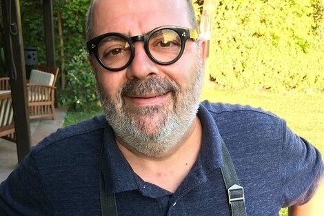 El chef Guillermo Calabrese murió a los 61 años. Imagen: @calacocinero.