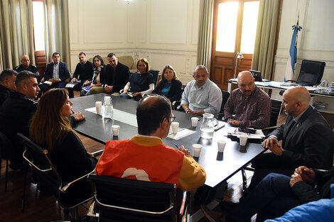 Representantes de Amsafé y Sadop se reunieron en el ministerio de Seguridad