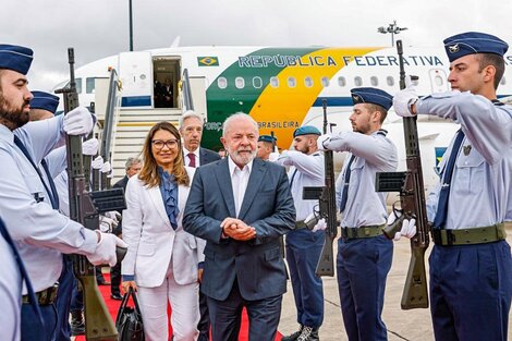 Lula aterriza en Lisboa para dar comienzo a su gira ibérica. (Fuente: Ricardo Stuckert/Presidencia)