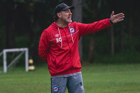 El técnico de Argentinos Gabriel Milito (Fuente: Prensa Argentinos Juniors)