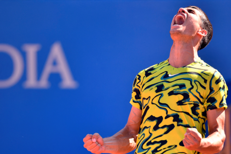 Carlos Alcaraz, bicampeón del ATP de Barcelona, a los 19 años. (Fuente: AFP)