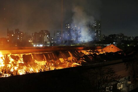 Se incendia otra vez el depósito de Iron Mountain en Barracas