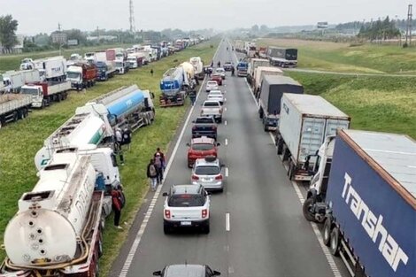 La medida provocó trastornos en las rutas de la región.