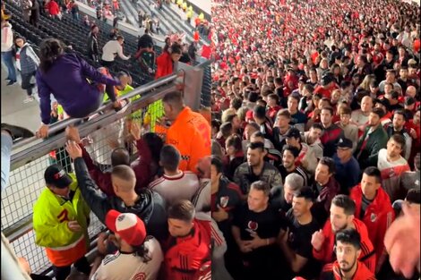 Escenas de lo sucedido en el Monumental el domingo pasado