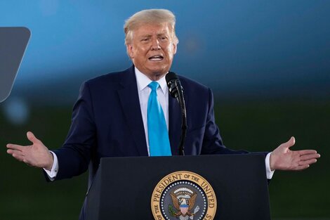 Trump criticó a Biden y presentó su plataforma electoral.