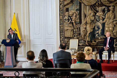 Discurso de Petro después de anunciar elcambiode gabinete. (Fuente: AFP)