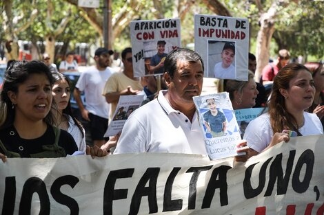 Antes de desaparecer, Lautaro y Lucas pasaron por la casa de un comisario. (Fuente: Télam)