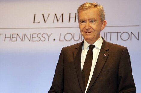 Bernard Arnault, "el dueño de las marcas de lujo que le vende a los ricos del mundo", aseguró CFK. (Foto: AFP)