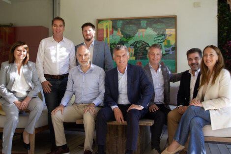 Macri, Larreta, Bullrich y Vidal en la foto para mostrar unidad a pesar de las peleas.