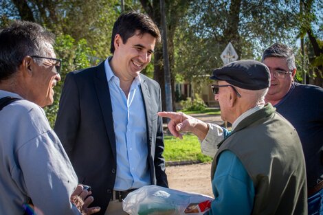 Toniolli de recorrida por Venado Tuerto