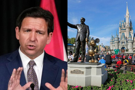 La disputa entre DeSantis y Disney se enmarca en la batalla emprendida por el gobernador contra políticos, profesores y empresas a los que acusa de imponer su ideología progresista. 