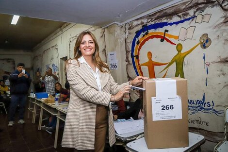 La candidata a vicegobernadora por el Frente de Todos apeló a la participación ciudadana