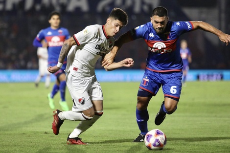 Aguirre marcó el primer gol de Newell's y fue la figura del partido (Fuente: Prensa Newell&#39;s)