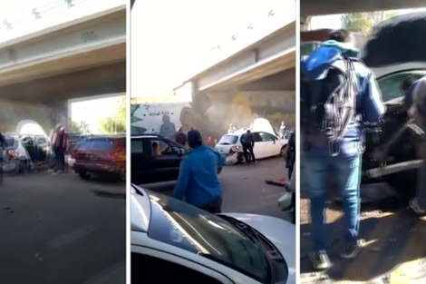 Mendoza: una mujer cayó desde un puente con su auto y sobrevivió
