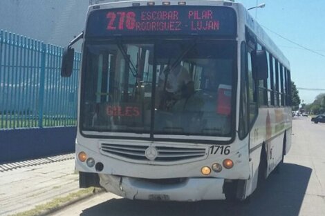 Un chofer de la línea 276 fue baleado y hay paro. Imagen: NA