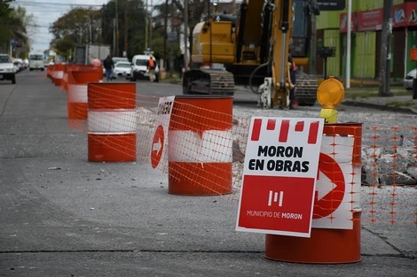 Morón continúa con trabajos de reconstrucción y renovación vial 