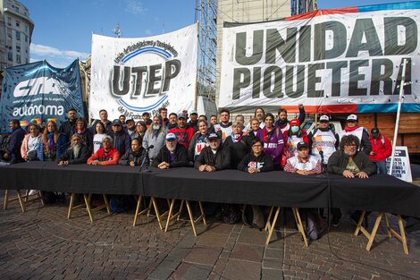 La UTEP, la CTA A y Unidad Piquetera convocaron a "un plan de lucha hasta que se resuelva el problema alimentario".