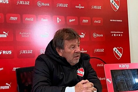 Ricardo Zielinski, entrenador del Rojo (Fuente: Prensa Independiente)