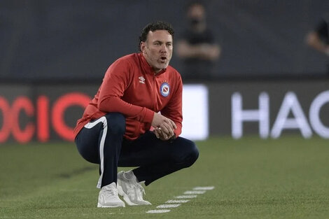 Gabriel Milito, entrenador de Argentinos Juniors desde 2021. (Fuente: AFP)