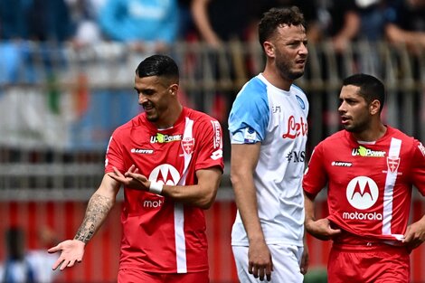 El portugués Dany Mota puso el primer gol para Monza ante Napoli (Fuente: AFP)