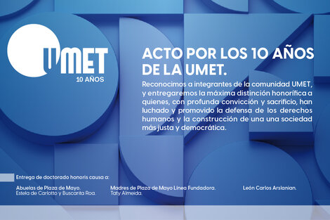 Acto por los 10 años de la UMET