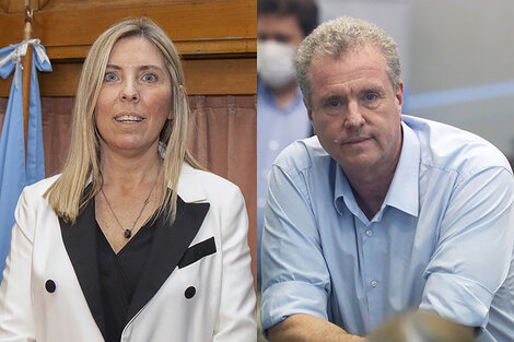 La jueza María Eugenia Capuchetti y el diputado del PRO Gerardo Milman.