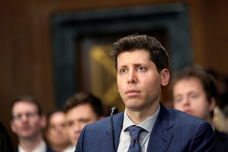 Sam Altman, CEO y cofundador de OpenAI, la empresa de inteligencia artificial (IA) responsable del chatbot  ChatGPT y del generador de imágenes Dall-E. Imagen: AFP