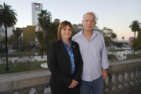 La foto con la que Bullrich anunció su decisión en la tarde del jueves.  