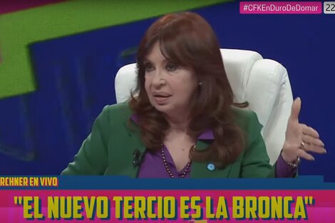 ¿Cuánto rating tuvo Cristina Kirchner en Duro de Domar?