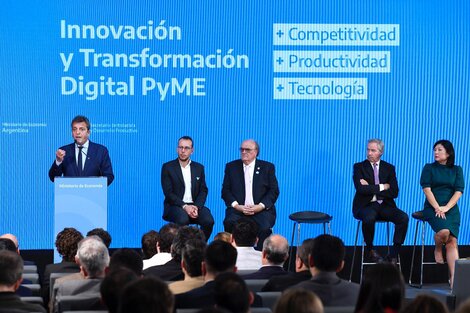 Máxs temprano, Massa había lanzado un plan de facilidades de digitalización para pymes.