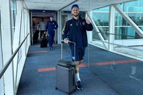 Benedetto se despide con una sonrisa  (Fuente: Prensa Boca)