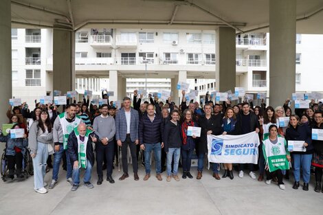 Santiago Maggiotti entregó viviendas en la Ciudad Autónoma de Buenos Aires