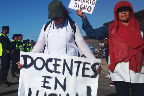 Violencia y balas de goma en cortes de ruta de estatales