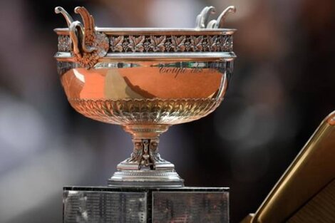 El trofeo de Roland Garros