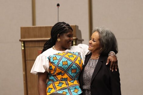 Francia Márquez junto a Sahle-Work Zewde, Presidenta de Etiopía. Imagen: @FranciaMarquezM