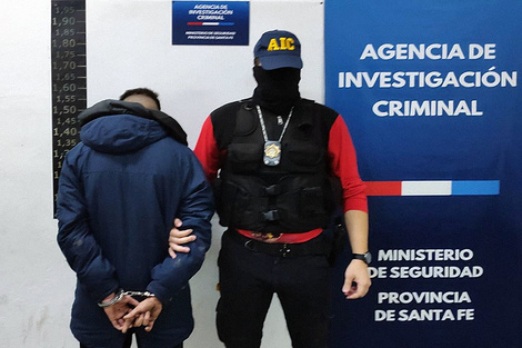 Matías O., alias Randy, tras la detención.