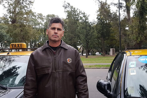 Marcelo Díaz, de la Cámara de Titulares de Taxis de Rosario.