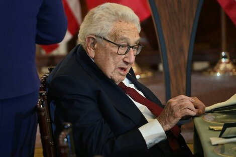 Kissinger, al borde de los cien años. (Fuente: AFP)