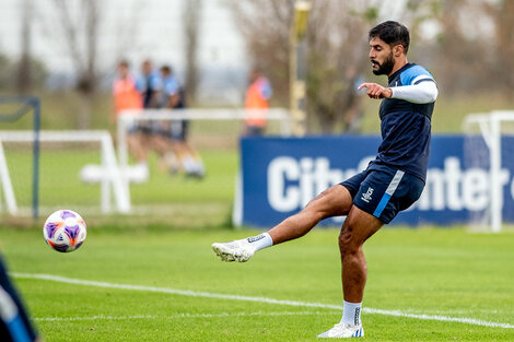 "Estoy muy cómodo en el club", dijo el ex Defensor Sporting.