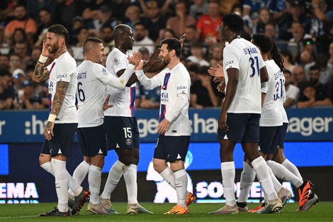 Con gol de Lionel Messi, al PSG le alcanzó con el empate para salir campeón