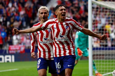 Nahuel Molina sigue de racha goleadora con el Atlético de Madrid