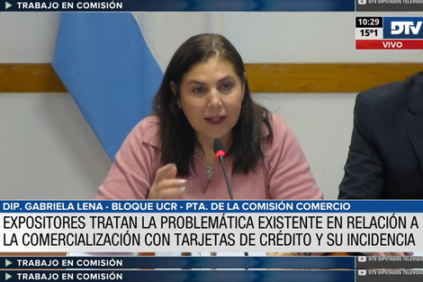 Diputados trabaja en la comercialización con tarjetas de crédito